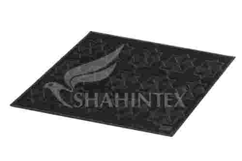Коврик придверный резиновый с покрытием SHAHINTEX SH07 45*75 серебро - 2