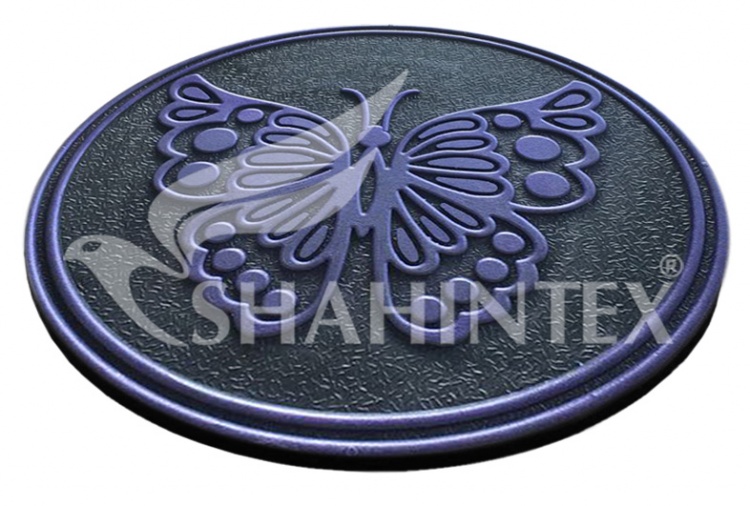 Мобильная садовая плитка-коврик SHAHINTEX SH T006 круглый d-30 фиолетовый