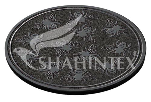 Мобильная садовая плитка-коврик SHAHINTEX SH T001 круглый d-30 черный