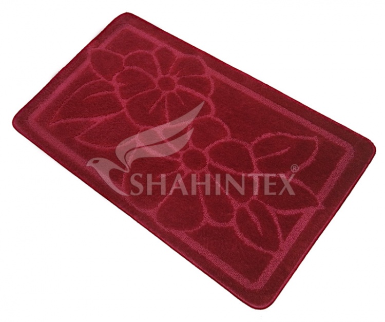 Коврик д/в SHAHINTEX РР 40*60 красный 20