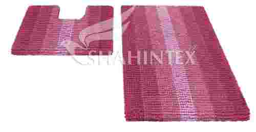 Набор ковриков д/в SHAHINTEX MULTIMAKARON 60*90+60*50 розовый