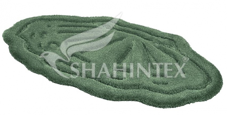 Коврик SHAHINTEX РREMIUM SH P006 60*100 зеленый 52