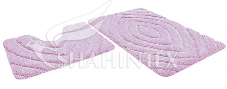 Набор ковриков SHAHINTEX РREMIUM SH P004 60*100+60*50 розовый 64