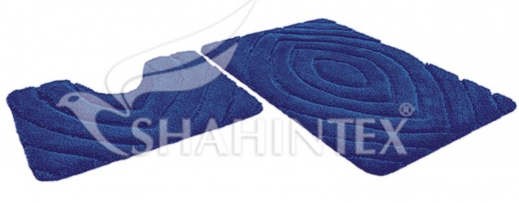 Набор ковриков SHAHINTEX РREMIUM SH P004 60*100+60*50 синий 56