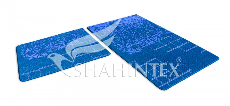Набор ковриков SHAHINTEX VINTAGE SH V001 60*100+60*50 синий 56