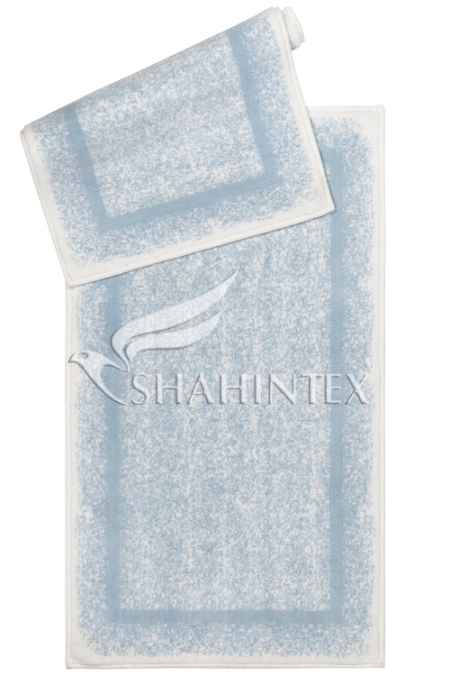 Универсальный хлопковый коврик SHAHINTEX BAMBOO 60*100 голубой 11 - 2