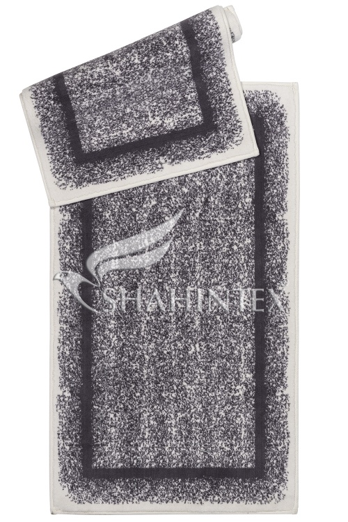 Универсальный хлопковый коврик SHAHINTEX BAMBOO 60*100 серый 50 - 2