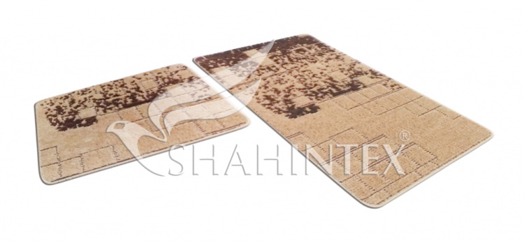 Набор ковриков SHAHINTEX VINTAGE SH V001 50*80 (комплект) бисквитный 7