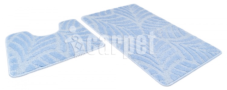 Набор ковриков АКТИВ icarpet 50*80+50*40 001 голубой 11