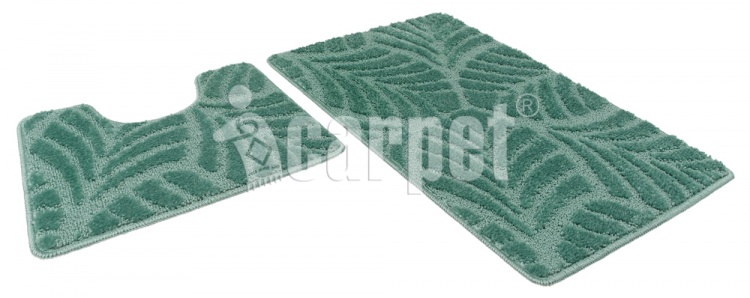 Набор ковриков АКТИВ icarpet 50*80+50*40 001 зеленый 52
