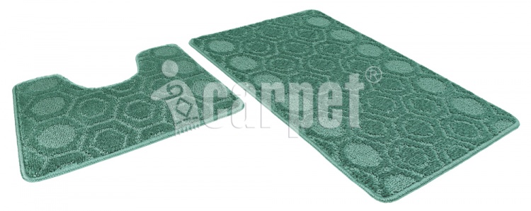 Набор ковриков АКТИВ icarpet 50*80+50*40 002 зеленый 52