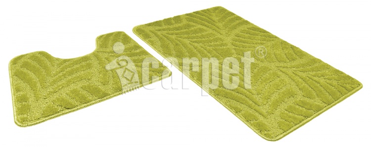 Набор ковриков АКТИВ icarpet 50*80+50*40 001 салатный 58