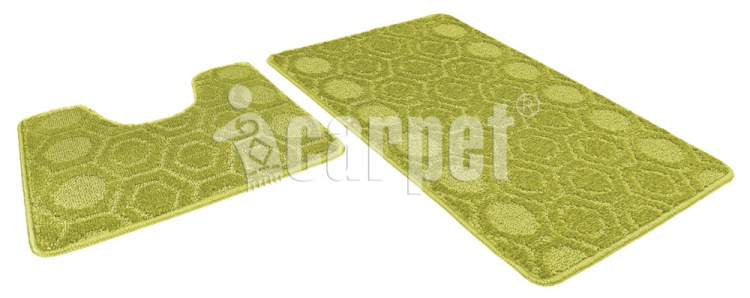 Набор ковриков АКТИВ icarpet 50*80+50*40 002 салатный 58