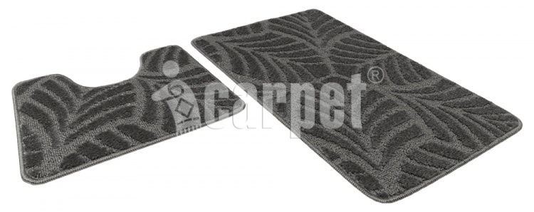 Набор ковриков АКТИВ icarpet 50*80+50*40 001 серый 50