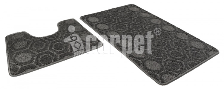 Набор ковриков АКТИВ icarpet 50*80+50*40 002 серый 50