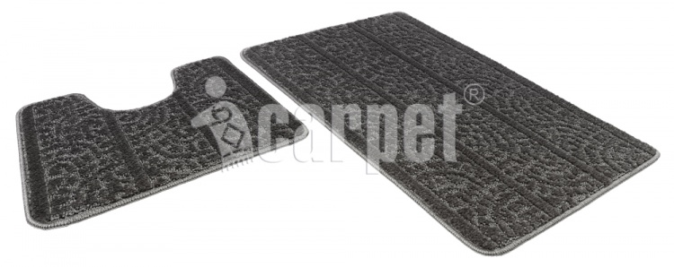Набор ковриков АКТИВ icarpet 50*80+50*40 003 серый 50