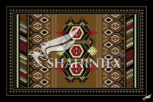 Коврик влаговпитывающий SHAHINTEX DIGITAL PRINT (09)«Ацтек» 40*60