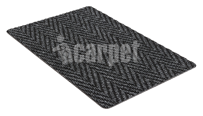 Коврик придверный влаговпитывающий Premium icarpet 50х80 01 графит