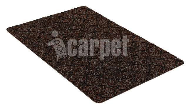 Коврик придверный влаговпитывающий Premium icarpet 50х80 03 брауни