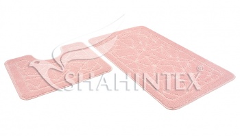 Набор ковриков SHAHINTEX РР 60*100+60*50 001 фламинго 77 S