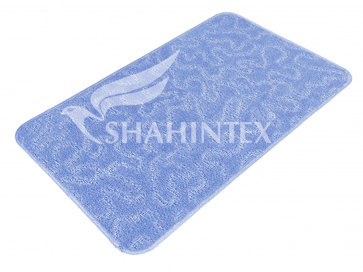 Коврик SHAHINTEX РР 50*80 003 голубой 11 S