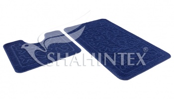 Набор ковриков SHAHINTEX РР 50*80+50*50 003 т.синий 14