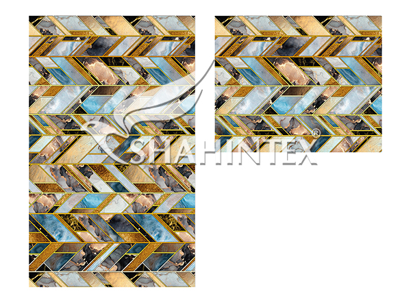 Набор ковриков SHAHINTEX SILK PHOTOPRINT (09) 