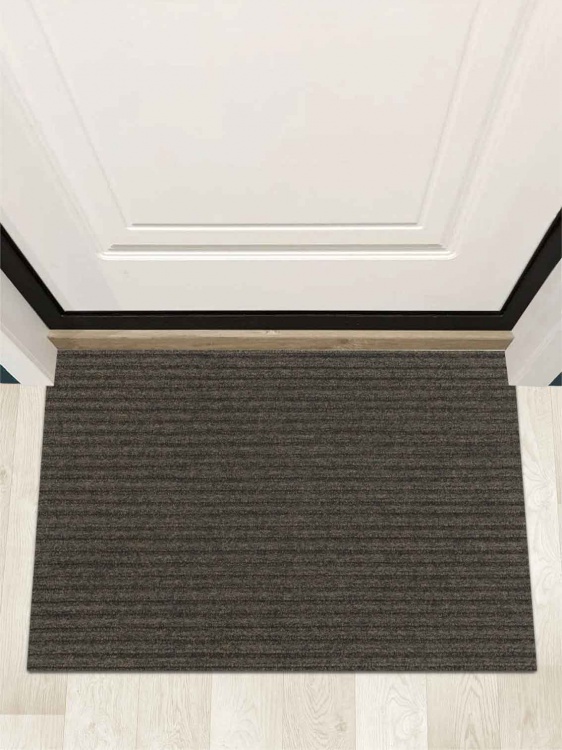 Коврик придверный влаговпитывающий icarpet Ребристый ТПР 50х80 мокко 02 - 2