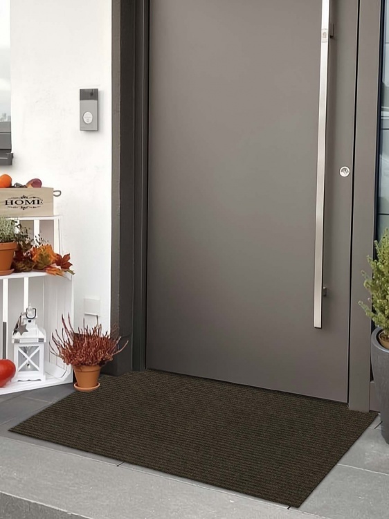 Коврик придверный влаговпитывающий icarpet Ребристый ТПР 60х120 мокко 02 S - 2