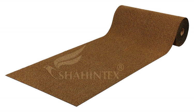Коврик-дорожка грязезащитный SHAHINTEX STRONG GRASS ТПР 80х1500 соломенный