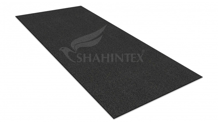 Коврик придверный грязезащитный SHAHINTEX STRONG GRASS ТПР 120х250 антрацитовый 03 S