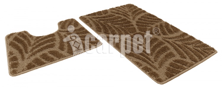 Набор ковриков АКТИВ icarpet 60*100+60*50 001 кофе с молоком 55