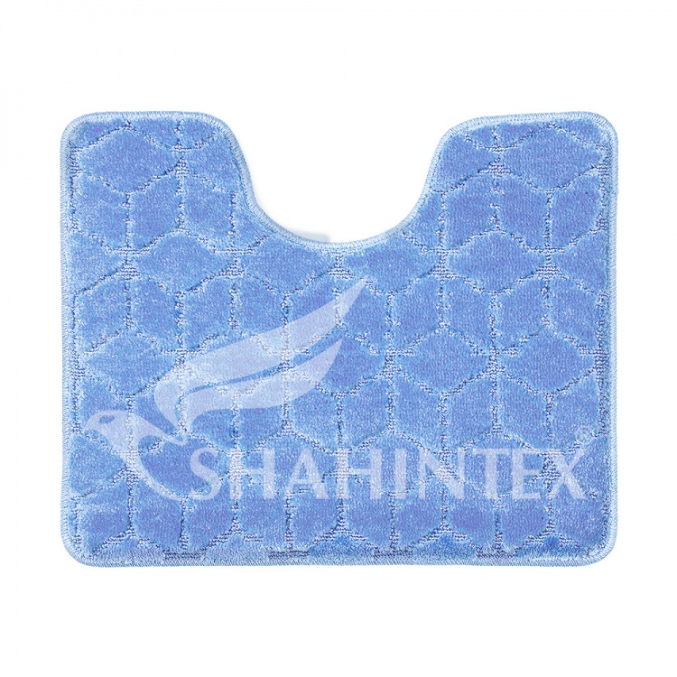 Коврик SHAHINTEX РР 60*50 002 голубой 11 S