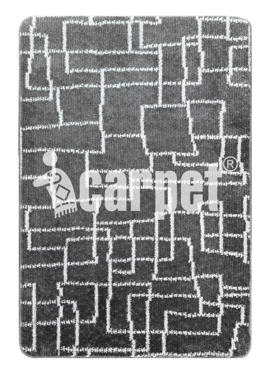 Коврик АРТ icarpet «Модерн» 80х120 серый 50 S