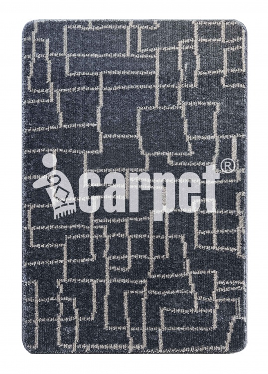 Коврик АРТ icarpet «Модерн» 80х120 серый с бисквитным 7 S