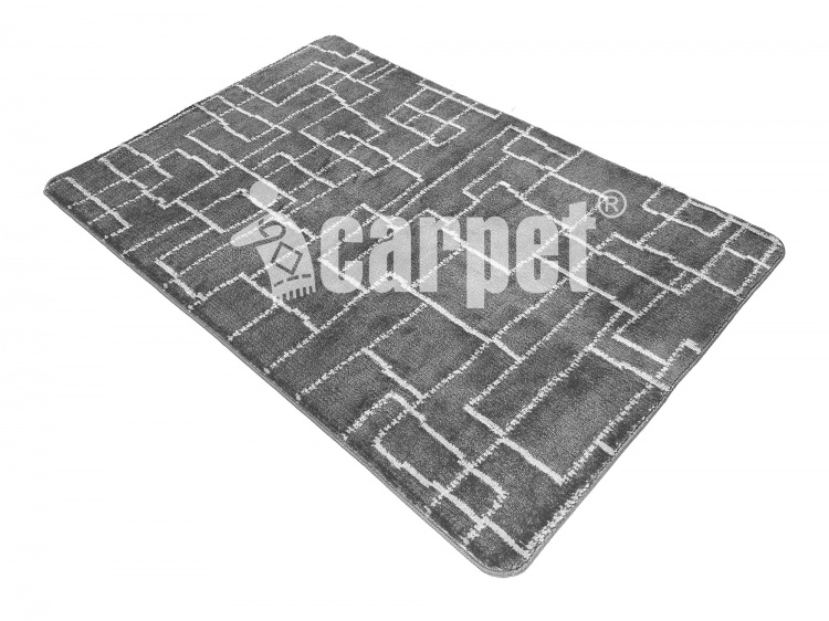 Коврик АРТ icarpet «Модерн» 100х150 серый 50 S