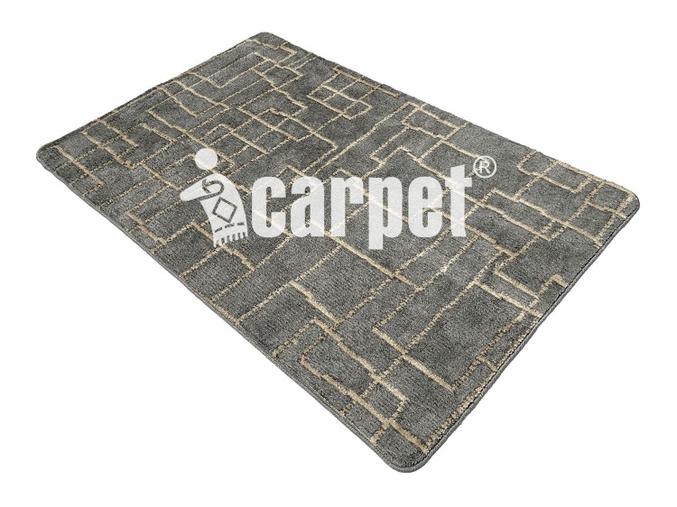 Коврик АРТ icarpet «Модерн» 100х150 серый с бисквитным 7 S