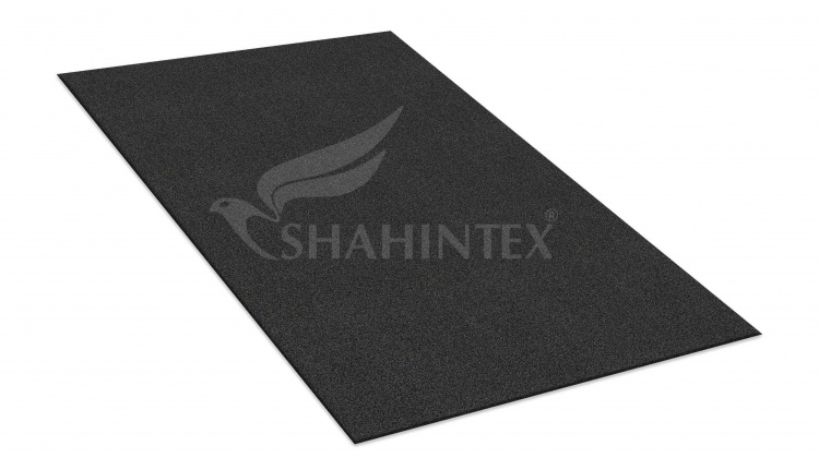 Коврик придверный грязезащитный SHAHINTEX STRONG GRASS ТПР 150х200 антрацитовый 03 S