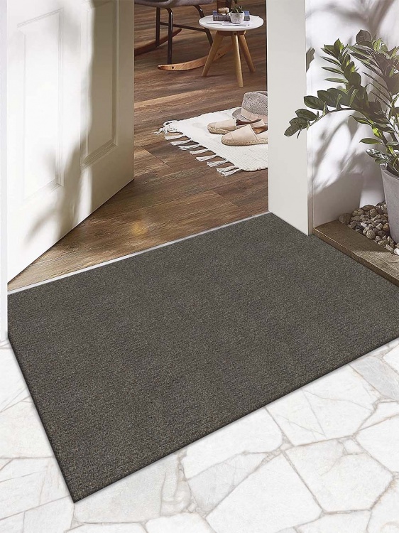Коврик придверный влаговпитывающий SHAHINTEX Тафтинг ТПР 50х80 коричнево-серый гранит 02 - 2