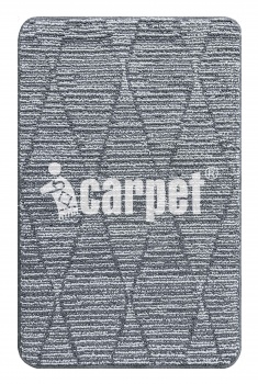 Коврик БУКЛЕ icarpet «Кристалл» 60х100 пепельно-серый 74 S