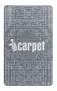 Коврик БУКЛЕ icarpet «Модерн» 60х100 пепельно-серый 74 S