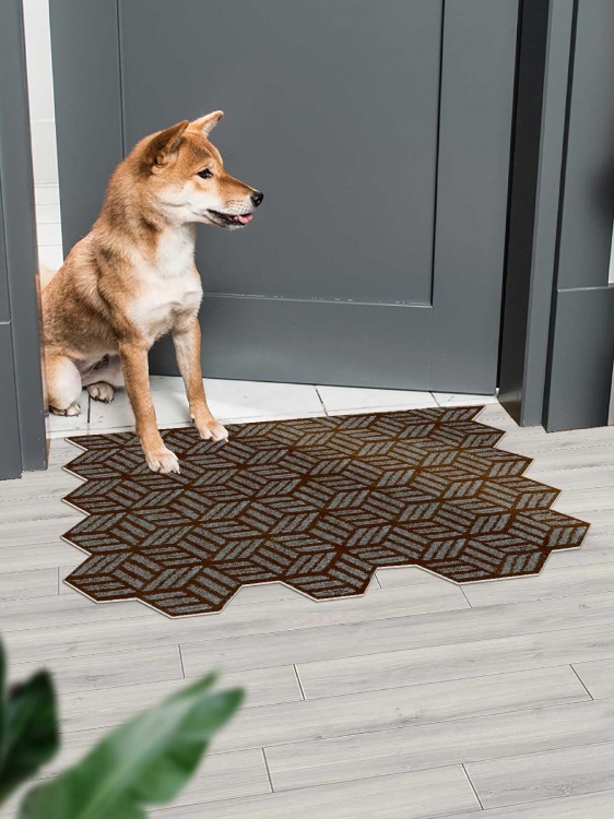 Набор из 2 штук SHAHINTEX Жаккард ТПР 50х80+50х80 мокко 02 S - 4