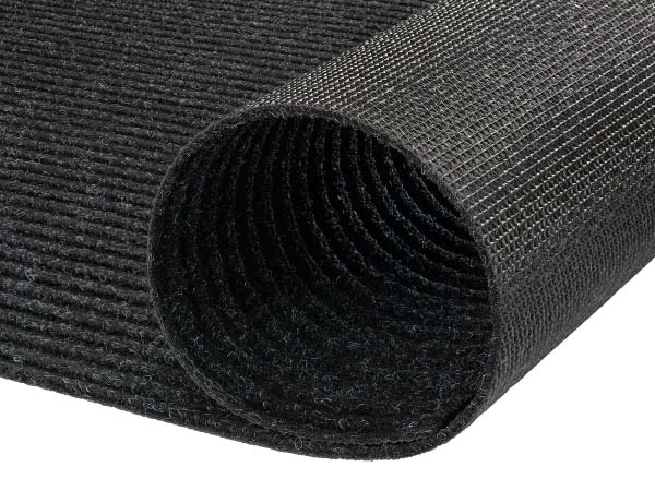 Коврик придверный влаговпитывающий icarpet Ребристый ТПР 60х90 антрацит 03 - 2