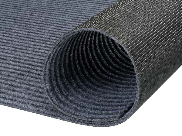 Коврик придверный влаговпитывающий icarpet Ребристый ТПР 60х90 графит 01 - 2