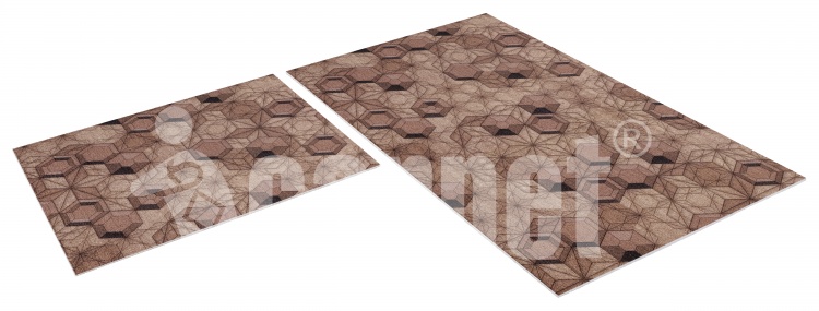 Набор ковриков вырезных icarpet PRINT антискользящих (126) 