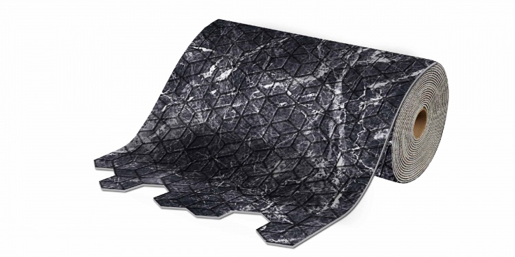 Коврик-дорожка SHAHINTEX DIGITAL PRINT (34) с тиснением соты 