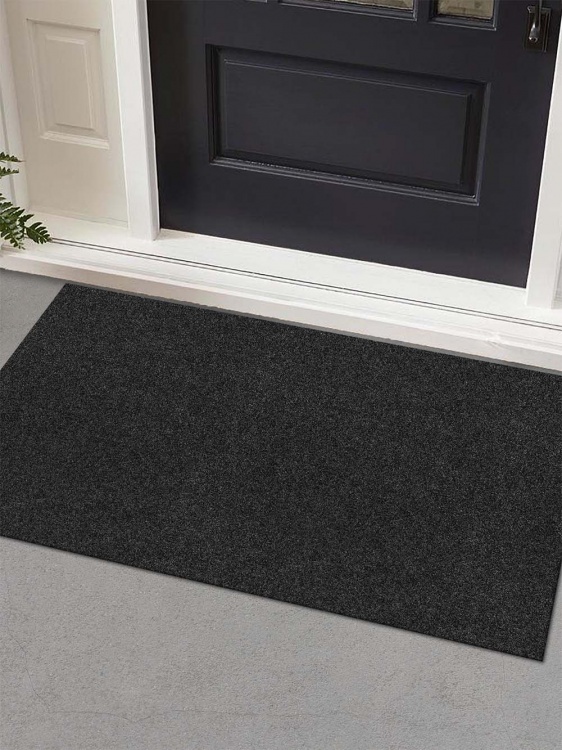 Коврик влаговпитывающий icarpet ПРАКТИК антискользящий 60х120 чёрный гранит 03 S