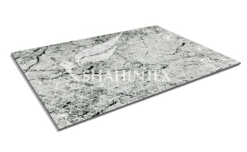 Коврик влаговпитывающий SHAHINTEX DIGITAL PRINT (38) с тиснением соты 