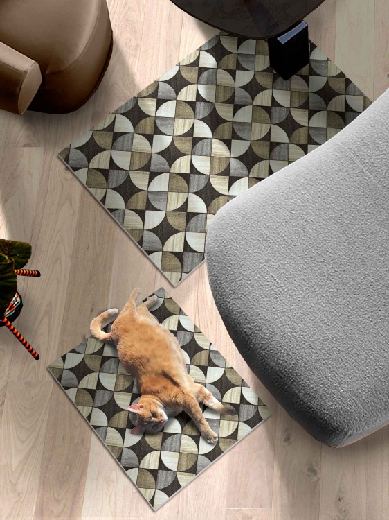 Набор ковриков вырезных icarpet PRINT антискользящих (143) 