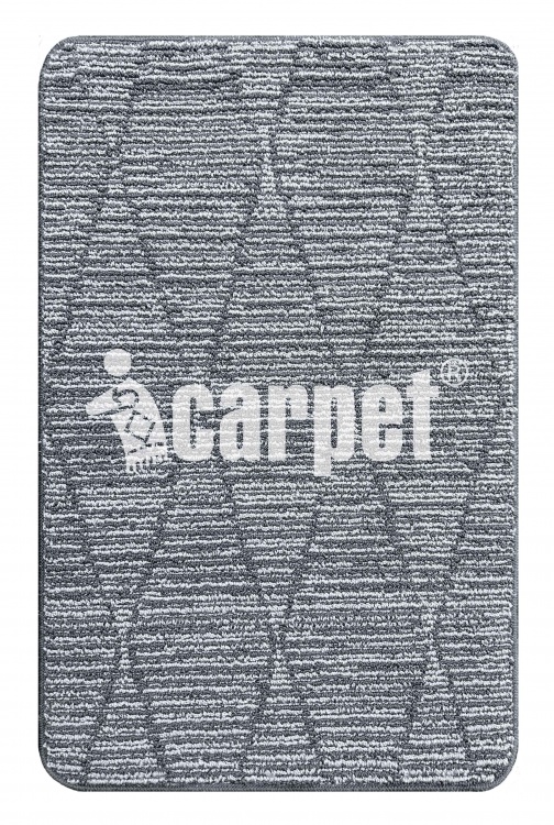 Коврик БУКЛЕ icarpet «Кристалл» 80х120 пепельно-серый 74 S